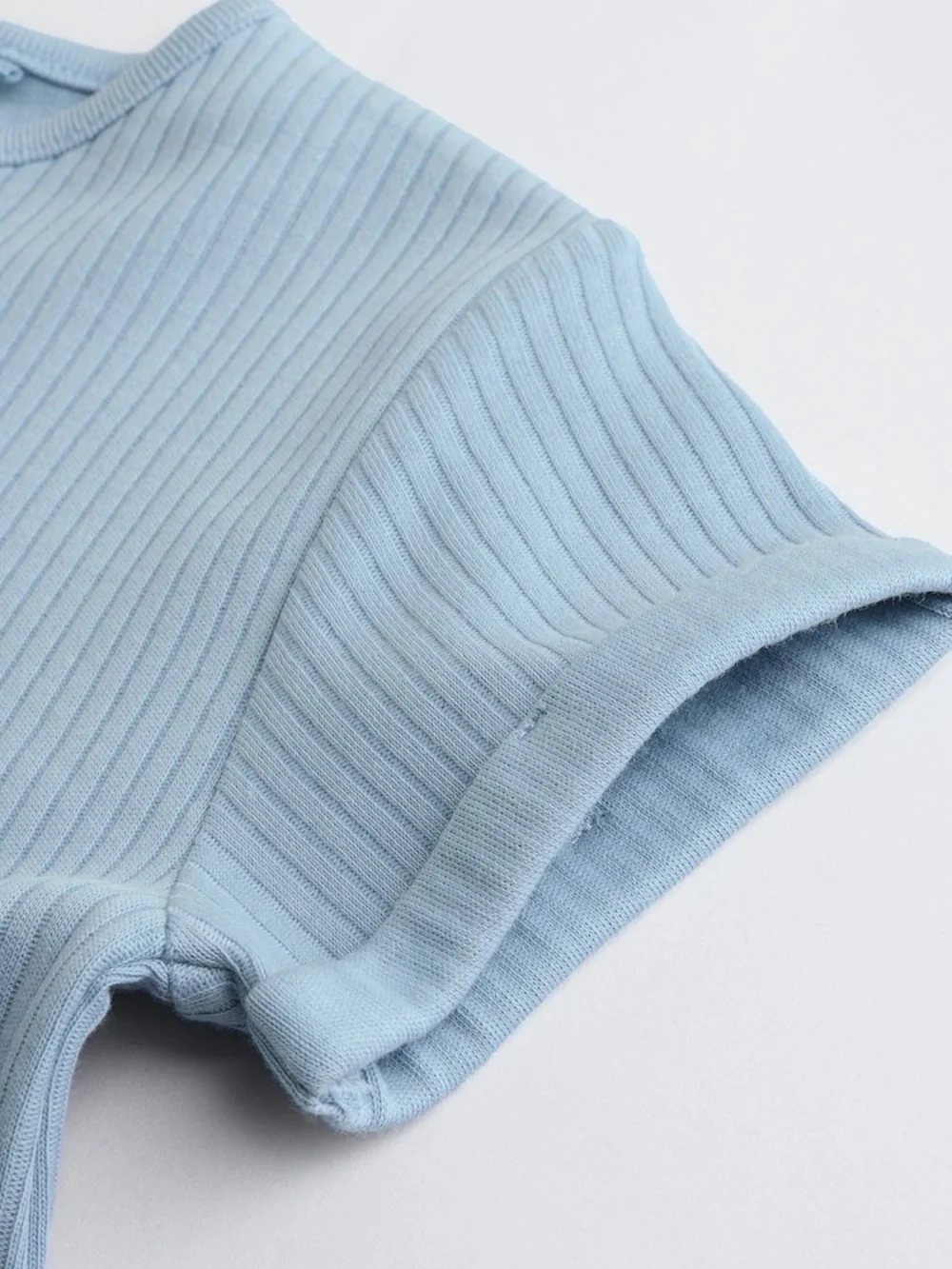 Next Blue Grandad Button Neck Baby Rompers 4 Pack- NWT- Up to 3mths